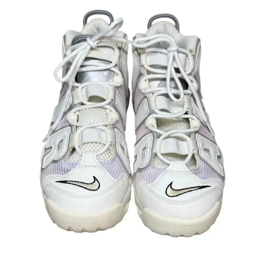 Nike Air More Uptempo 96 GS Pink Purple Fade White Kids 7Y